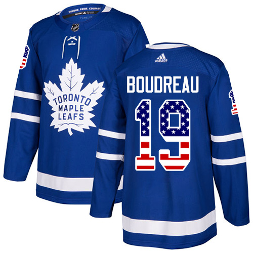 Adidas Maple Leafs #19 Bruce Boudreau Blue Home Authentic USA Flag Stitched NHL Jersey Adidas Maple Leafs #19 Bruce Boudreau Blue Home Authentic USA Flag Stitched NHL Jersey