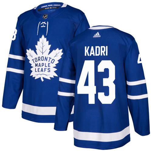 Adidas Maple Leafs #43 Nazem Kadri Blue Home Authentic Stitched NHL Jersey Adidas Maple Leafs #43 Nazem Kadri Blue Home Authentic Stitched NHL Jersey