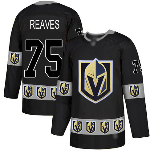 Adidas Golden Knights #75 Ryan Reaves Black Authentic Team Logo Fashion Stitched NHL Jersey Adidas Golden Knights #75 Ryan Reaves Black Authentic Team Logo Fashion Stitched NHL Jersey