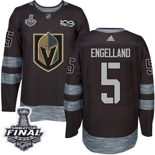 Adidas Golden Knights #5 Deryk Engelland Black 1917-2017 100th Anniversary 2018 Stanley Cup Final Stitched NHL Jersey Adidas Golden Knights #5 Deryk Engelland Black 1917-2017 100th Anniversary 2018 Stanley Cup Final Stitched NHL Jersey