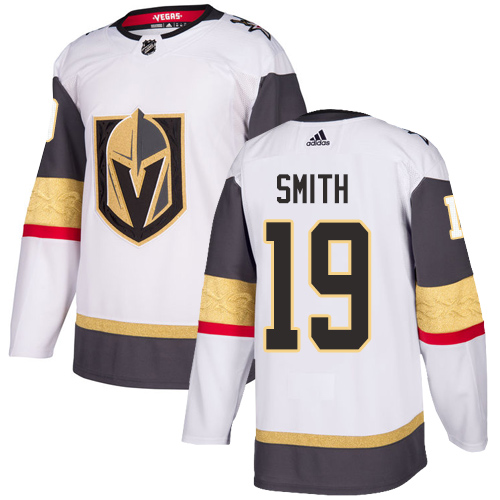 Adidas Golden Knights #19 Reilly Smith White Road Authentic Stitched NHL Jersey Adidas Golden Knights #19 Reilly Smith White Road Authentic Stitched NHL Jersey