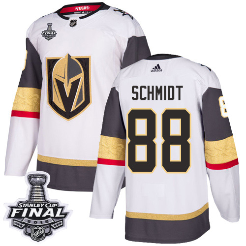 Adidas Golden Knights #88 Nate Schmidt White Road Authentic 2018 Stanley Cup Final Stitched NHL Jersey Adidas Golden Knights #88 Nate Schmidt White Road Authentic 2018 Stanley Cup Final Stitched NHL Jersey