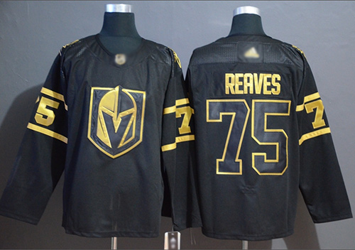 Adidas Golden Knights #75 Ryan Reaves Black/Gold Authentic Stitched NHL Jersey Adidas Golden Knights #75 Ryan Reaves Black/Gold Authentic Stitched NHL Jersey