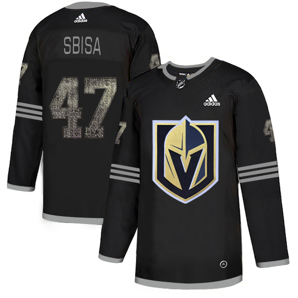 Adidas Golden Knights #47 Luca Sbisa Black Authentic Classic Stitched NHL Jersey Adidas Golden Knights #47 Luca Sbisa Black Authentic Classic Stitched NHL Jersey