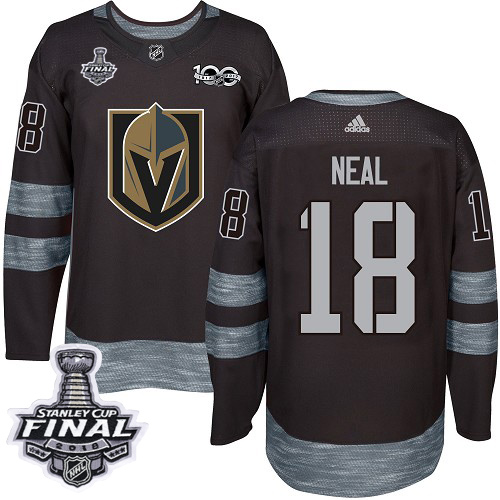 Adidas Golden Knights #18 James Neal Black 1917-2017 100th Anniversary 2018 Stanley Cup Final Stitched NHL Jersey Adidas Golden Knights #18 James Neal Black 1917-2017 100th Anniversary 2018 Stanley Cup Final Stitched NHL Jersey