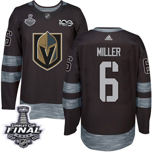 Adidas Golden Knights #6 Colin Miller Black 1917-2017 100th Anniversary 2018 Stanley Cup Final Stitched NHL Jersey Adidas Golden Knights #6 Colin Miller Black 1917-2017 100th Anniversary 2018 Stanley Cup Final Stitched NHL Jersey