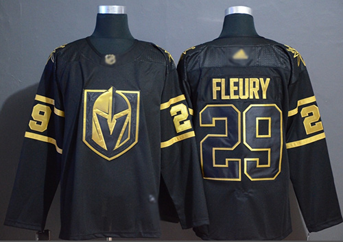 Adidas Golden Knights #29 Marc-Andre Fleury Black/Gold Authentic Stitched NHL Jersey Adidas Golden Knights #29 Marc-Andre Fleury Black/Gold Authentic Stitched NHL Jersey