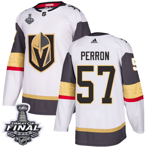 Adidas Golden Knights #57 David Perron White Road Authentic 2018 Stanley Cup Final Stitched NHL Jersey Adidas Golden Knights #57 David Perron White Road Authentic 2018 Stanley Cup Final Stitched NHL Jersey