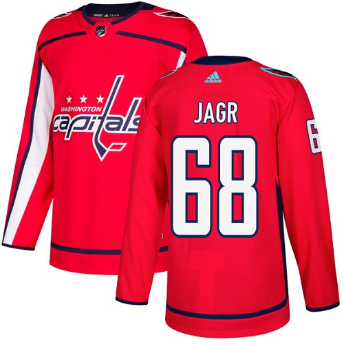 Adidas Capitals #68 Jaromir Jagr Red Home Authentic Stitched NHL Jersey Adidas Capitals #68 Jaromir Jagr Red Home Authentic Stitched NHL Jersey