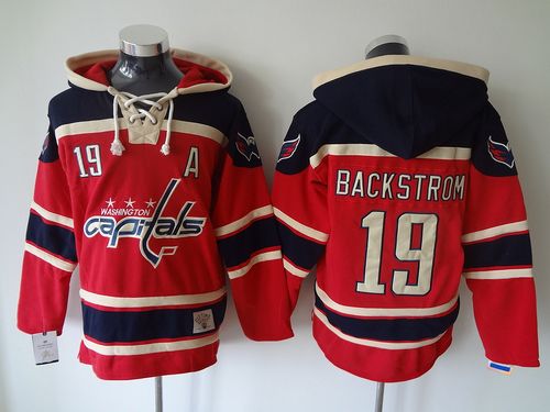 Capitals #19 Nicklas Backstrom Red Sawyer Hooded Sweatshirt Stitched NHL Jersey Capitals #19 Nicklas Backstrom Red Sawyer Hooded Sweatshirt Stitched NHL Jersey