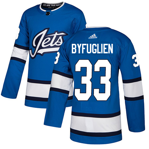 Adidas Jets #33 Dustin Byfuglien Blue Alternate Authentic Stitched NHL Jersey Adidas Jets #33 Dustin Byfuglien Blue Alternate Authentic Stitched NHL Jersey