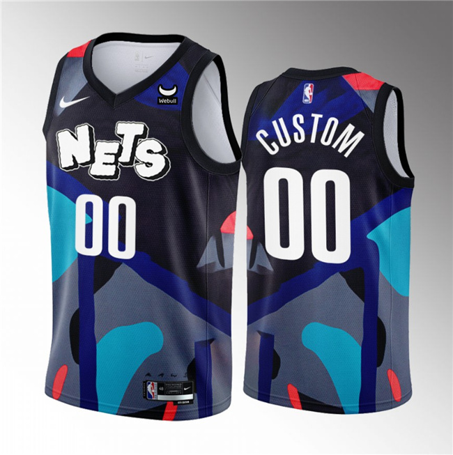 Men's Brooklyn Nets #00 Royce O'Neale Black 2023/24 City Edition Stitched Basketball Jersey Men's Brooklyn Nets #00 Royce O'Neale Black 2023/24 City Edition Stitched Basketball Jersey