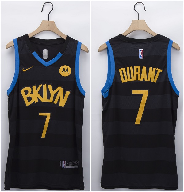 Men's Brooklyn Nets #7 Kevin Durant Black Fashion Edition Stitched NBA Jersey Men's Brooklyn Nets #7 Kevin Durant Black Fashion Edition Stitched NBA Jersey
