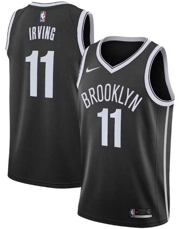 Men's Brooklyn Nets #11 Kyrie Irving Black NFL Icon Edition Swingman Stitched Jersey Men's Brooklyn Nets #11 Kyrie Irving Black NFL Icon Edition Swingman Stitched Jersey