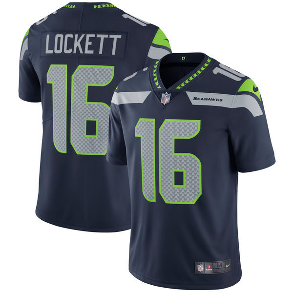 Men's Seattle Seahawks #16 Tyler Lockett College Navy Vapor Untouchable Limited Stitched NFL Jersey Men's Seattle Seahawks #16 Tyler Lockett College Navy Vapor Untouchable Limited Stitched NFL Jersey