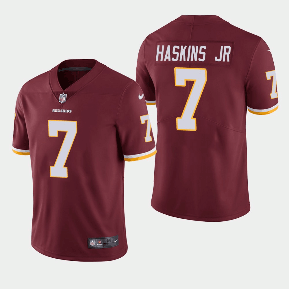 Men's Washington Redskins #7 Dwayne Haskins Burgundy Red Vapor Untouchable Limited Stitched NFL Jersey Men's Washington Redskins #7 Dwayne Haskins Burgundy Red Vapor Untouchable Limited Stitched NFL Jersey