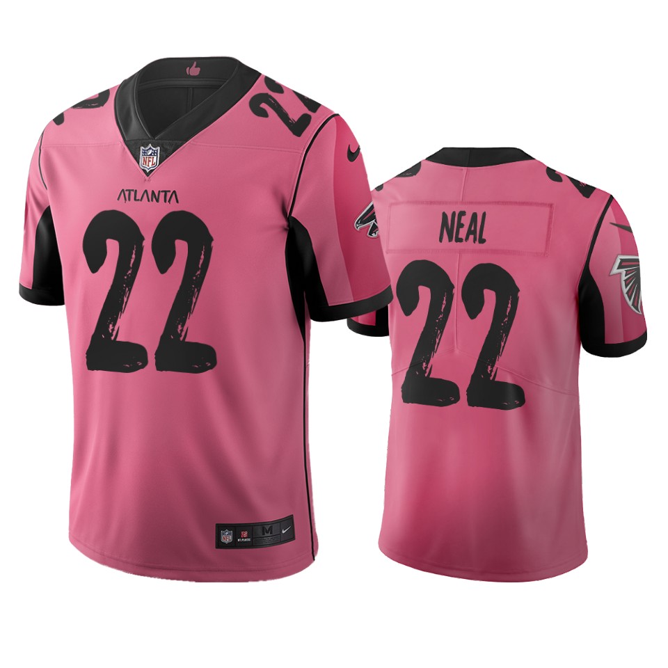 Atlanta Falcons #22 Keanu Neal Pink Vapor Limited City Edition NFL Jersey Atlanta Falcons #22 Keanu Neal Pink Vapor Limited City Edition NFL Jersey