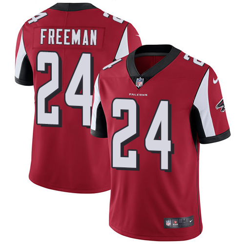 Nike Falcons #24 Devonta Freeman Red Team Color Men's Stitched NFL Vapor Untouchable Limited Jersey Nike Falcons #24 Devonta Freeman Red Team Color Men's Stitched NFL Vapor Untouchable Limited Jersey