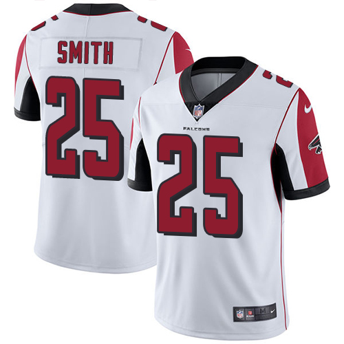 Nike Falcons #25 Ito Smith White Men's Stitched NFL Vapor Untouchable Limited Jersey Nike Falcons #25 Ito Smith White Men's Stitched NFL Vapor Untouchable Limited Jersey