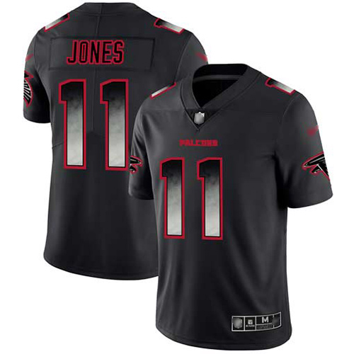 Nike Falcons #11 Julio Jones Black Men's Stitched NFL Vapor Untouchable Limited Smoke Fashion Jersey Nike Falcons #11 Julio Jones Black Men's Stitched NFL Vapor Untouchable Limited Smoke Fashion Jersey