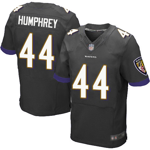 Nike Ravens #44 Marlon Humphrey Black Alternate Men's Stitched NFL New Elite Jersey Nike Ravens #44 Marlon Humphrey Black Alternate Men's Stitched NFL New Elite Jersey