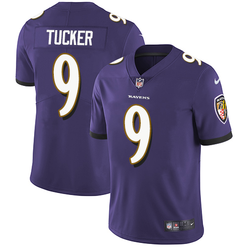 Nike Ravens #9 Justin Tucker Purple Team Color Men's Stitched NFL Vapor Untouchable Limited Jersey Nike Ravens #9 Justin Tucker Purple Team Color Men's Stitched NFL Vapor Untouchable Limited Jersey
