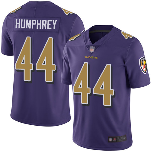 Nike Ravens #44 Marlon Humphrey Purple Men's Stitched NFL Limited Rush Jersey Nike Ravens #44 Marlon Humphrey Purple Men's Stitched NFL Limited Rush Jersey