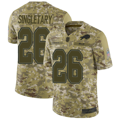 Nike Bills #26 Devin Singletary Camo Men's Stitched NFL Limited 2018 Salute To Service Jersey Nike Bills #26 Devin Singletary Camo Men's Stitched NFL Limited 2018 Salute To Service Jersey
