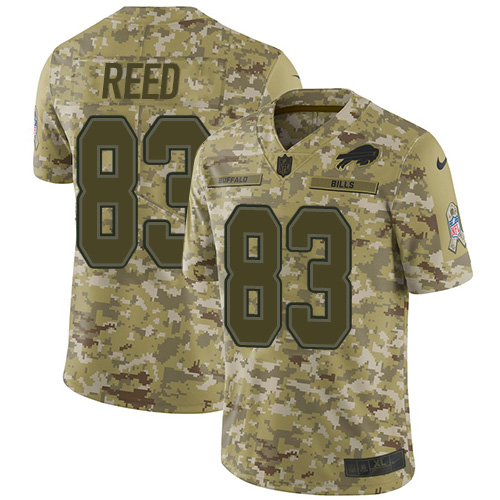 Nike Bills #83 Andre Reed Camo Men's Stitched NFL Limited 2018 Salute To Service Jersey Nike Bills #83 Andre Reed Camo Men's Stitched NFL Limited 2018 Salute To Service Jersey
