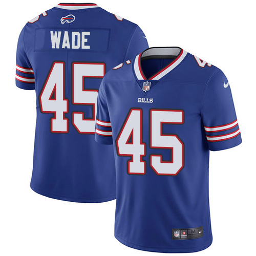 Nike Bills #45 Christian Wade Royal Blue Team Color Men's Stitched NFL Vapor Untouchable Limited Jersey Nike Bills #45 Christian Wade Royal Blue Team Color Men's Stitched NFL Vapor Untouchable Limited Jersey