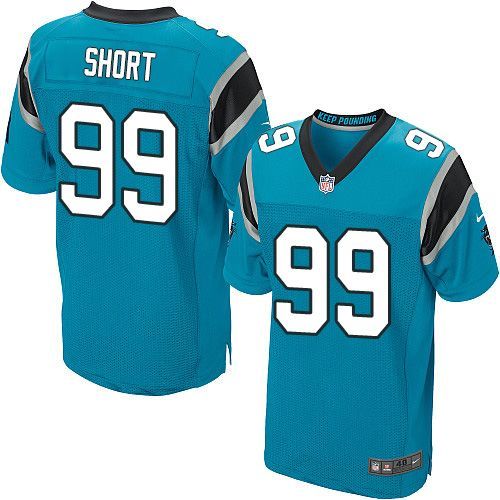 Nike Panthers #99 Kawann Short Blue Alternate Men's Stitched NFL Elite Jersey Nike Panthers #99 Kawann Short Blue Alternate Men's Stitched NFL Elite Jersey