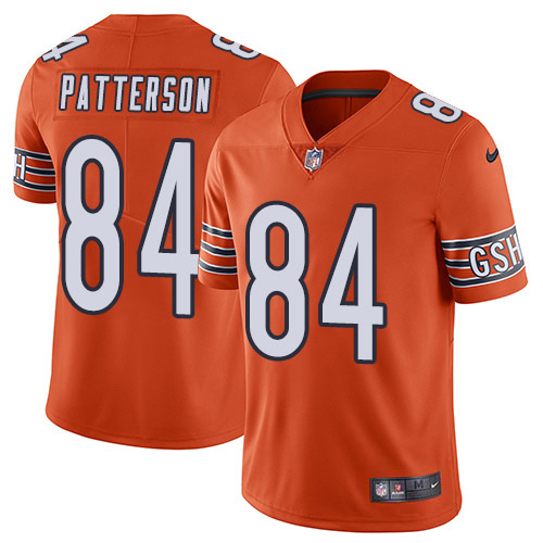 Nike Bears #84 Cordarrelle Patterson Orange Men's Stitched NFL Limited Rush Jersey Nike Bears #84 Cordarrelle Patterson Orange Men's Stitched NFL Limited Rush Jersey