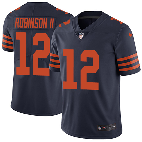 Nike Bears #12 Allen Robinson II Navy Blue Alternate Men's Stitched NFL Vapor Untouchable Limited Jersey Nike Bears #12 Allen Robinson II Navy Blue Alternate Men's Stitched NFL Vapor Untouchable Limited Jersey