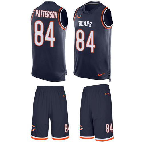 Nike Bears #84 Cordarrelle Patterson Navy Blue Team Color Men's Stitched NFL Limited Tank Top Suit Jersey Nike Bears #84 Cordarrelle Patterson Navy Blue Team Color Men's Stitched NFL Limited Tank Top Suit Jersey