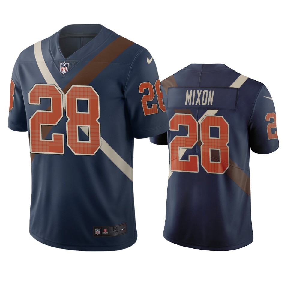 Cincinnati Bengals #28 Joe Mixon Navy Vapor Limited City Edition NFL Jersey Cincinnati Bengals #28 Joe Mixon Navy Vapor Limited City Edition NFL Jersey