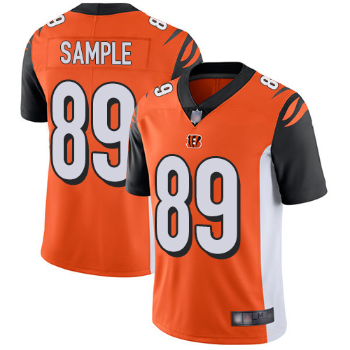 Nike Bengals #89 Drew Sample Orange Alternate Men's Stitched NFL Vapor Untouchable Limited Jersey Nike Bengals #89 Drew Sample Orange Alternate Men's Stitched NFL Vapor Untouchable Limited Jersey