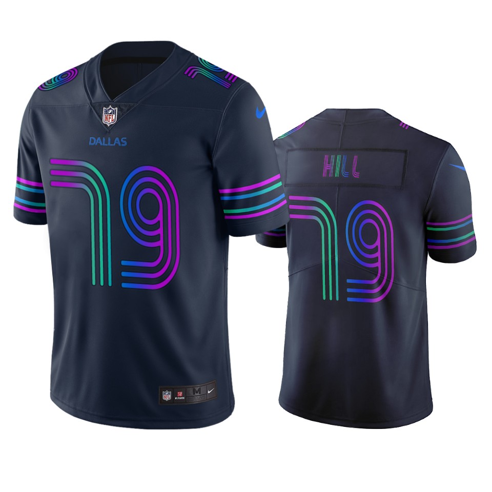 Dallas Cowboys #79 Trysten Hill Navy Vapor Limited City Edition NFL Jersey Dallas Cowboys #79 Trysten Hill Navy Vapor Limited City Edition NFL Jersey