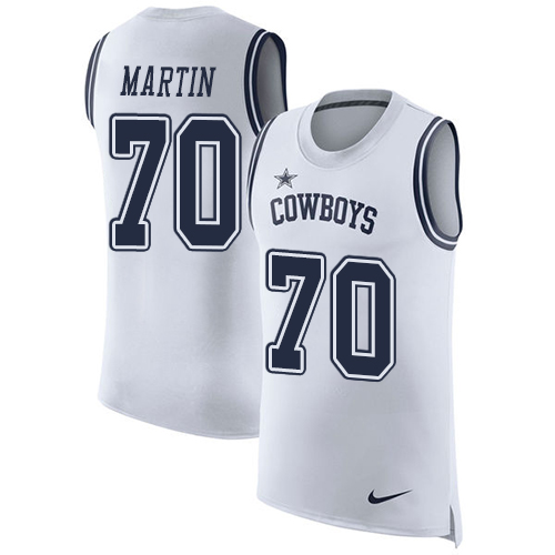 Nike Cowboys #70 Zack Martin White Men's Stitched NFL Limited Rush Tank Top Jersey Nike Cowboys #70 Zack Martin White Men's Stitched NFL Limited Rush Tank Top Jersey