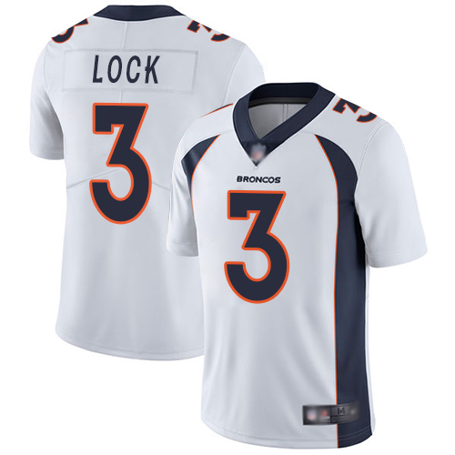 Nike Broncos #3 Drew Lock White Men's Stitched NFL Vapor Untouchable Limited Jersey Nike Broncos #3 Drew Lock White Men's Stitched NFL Vapor Untouchable Limited Jersey