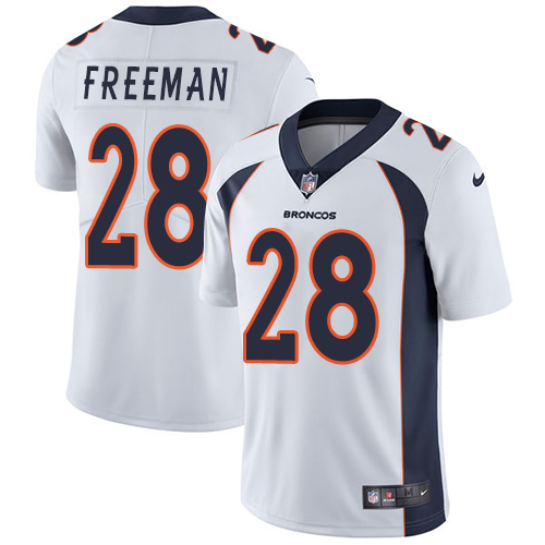 Nike Broncos #28 Royce Freeman White Men's Stitched NFL Vapor Untouchable Limited Jersey Nike Broncos #28 Royce Freeman White Men's Stitched NFL Vapor Untouchable Limited Jersey
