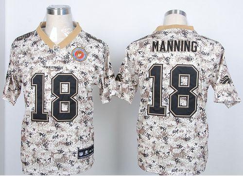 Nike Broncos #18 Peyton Manning Camo USMC Men's Stitched NFL Elite Jersey Nike Broncos #18 Peyton Manning Camo USMC Men's Stitched NFL Elite Jersey