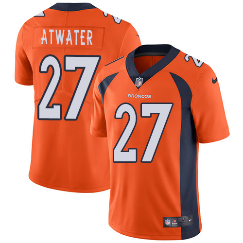 Nike Broncos #27 Steve Atwater Orange Team Color Men's Stitched NFL Vapor Untouchable Limited Jersey Nike Broncos #27 Steve Atwater Orange Team Color Men's Stitched NFL Vapor Untouchable Limited Jersey