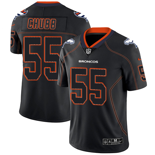 Nike Broncos #55 Bradley Chubb Lights Out Black Men's Stitched NFL Limited Rush Jersey Nike Broncos #55 Bradley Chubb Lights Out Black Men's Stitched NFL Limited Rush Jersey