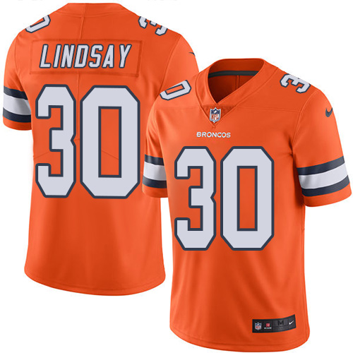 Nike Broncos #30 Phillip Lindsay Orange Men's Stitched NFL Limited Rush Jersey Nike Broncos #30 Phillip Lindsay Orange Men's Stitched NFL Limited Rush Jersey