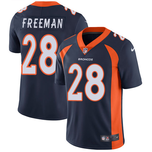 Nike Broncos #28 Royce Freeman Navy Blue Alternate Men's Stitched NFL Vapor Untouchable Limited Jersey Nike Broncos #28 Royce Freeman Navy Blue Alternate Men's Stitched NFL Vapor Untouchable Limited Jersey