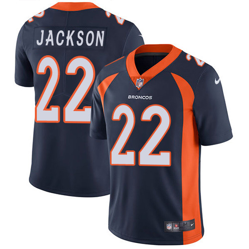 Nike Broncos #22 Kareem Jackson Navy Blue Alternate Men's Stitched NFL Vapor Untouchable Limited Jersey Nike Broncos #22 Kareem Jackson Navy Blue Alternate Men's Stitched NFL Vapor Untouchable Limited Jersey