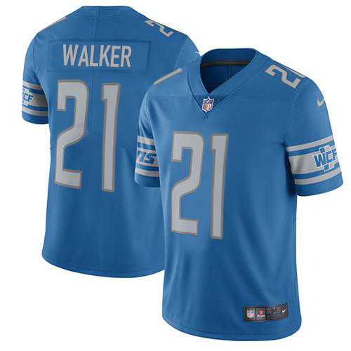 Nike Lions #21 Tracy Walker Blue Team Color Men's Stitched NFL Vapor Untouchable Limited Jersey Nike Lions #21 Tracy Walker Blue Team Color Men's Stitched NFL Vapor Untouchable Limited Jersey