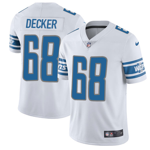 Nike Lions #68 Taylor Decker White Men's Stitched NFL Vapor Untouchable Limited Jersey Nike Lions #68 Taylor Decker White Men's Stitched NFL Vapor Untouchable Limited Jersey