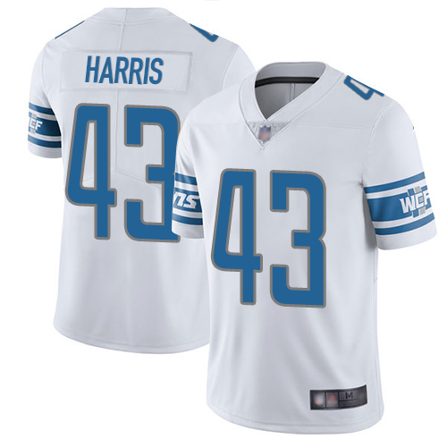 Nike Lions #43 Will Harris White Men's Stitched NFL Vapor Untouchable Limited Jersey Nike Lions #43 Will Harris White Men's Stitched NFL Vapor Untouchable Limited Jersey