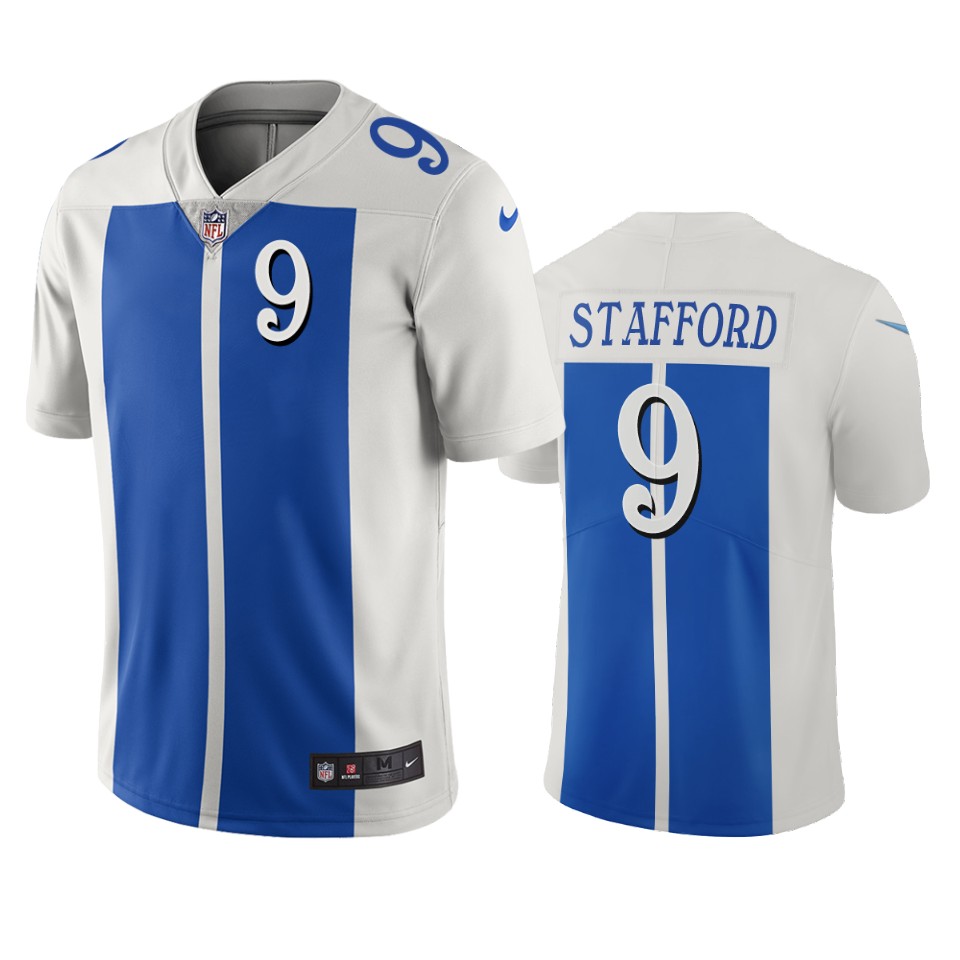 Detroit Lions #9 Matthew Stafford White Blue Vapor Limited City Edition NFL Jersey Detroit Lions #9 Matthew Stafford White Blue Vapor Limited City Edition NFL Jersey